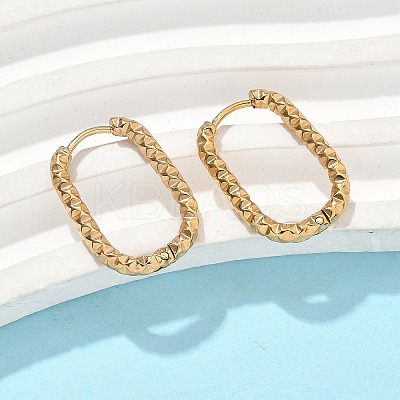 301 Stainless Steel Hoop Earrrings for Women EJEW-U066-04G-1