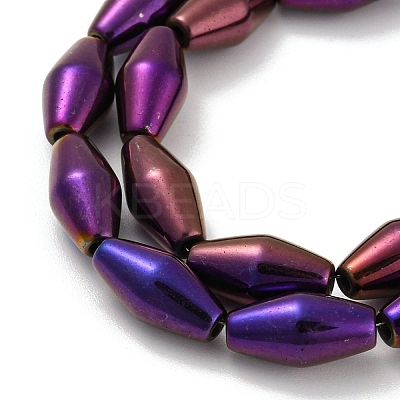 Electroplated Synthetic Non-magnetic Hematite Beads Strands G-Z032-B02-02A-1