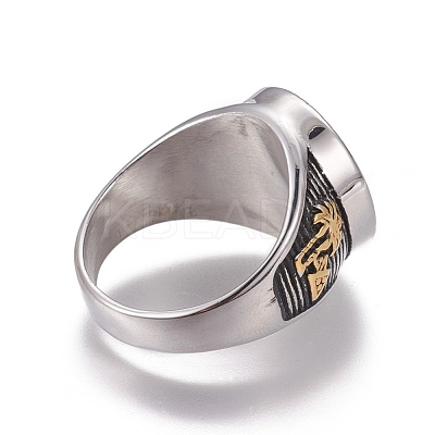 304 Stainless Steel Finger Rings RJEW-E157-15GP-1