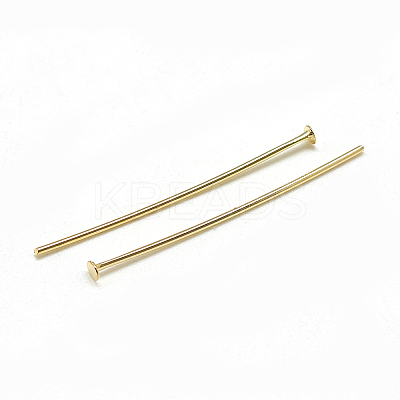 Brass Flat Head Pins X-KK-T032-092G-1