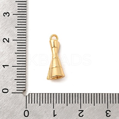 Brass Micro Pave Cubic Zirconia Pendants KK-C117-12G-I-1