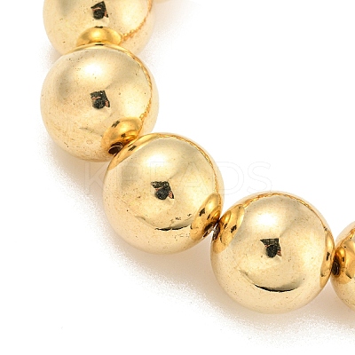 CCB Chunky Bead Ball Iron Chain Necklaces LS-NJEW-K261-04G-1