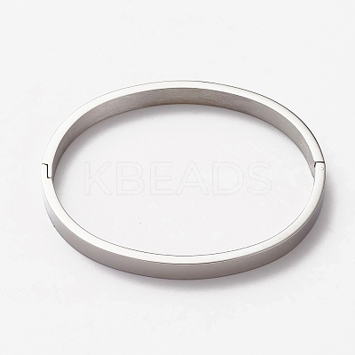 Non-Tarnish 304 Stainless Steel Bangles LS-STAS-I169-03A-P-1