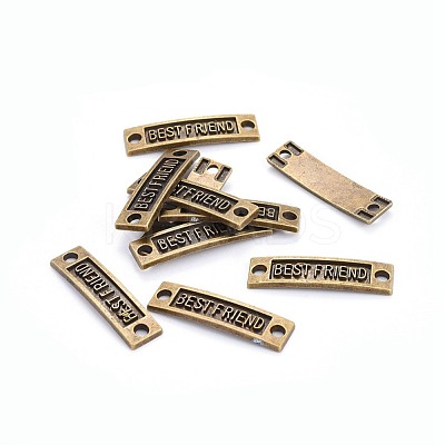 Tibetan Style Links connectors for Friendship TIBE-4270-AB-FF-1