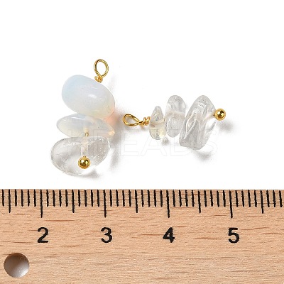 Opalite Pendants KK-P242-31G-02-1