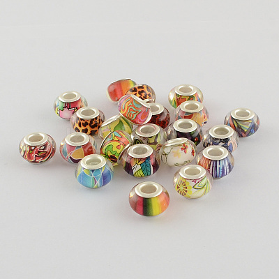 Large Hole Resin European Beads OPDL-R114-M2-1