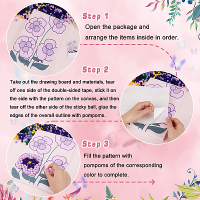 DIY Soft Balls Painting Kit for Children DIY-GF0010-13B-1