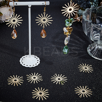 20Pcs Brass Connector Charms KK-BBC0016-83-1