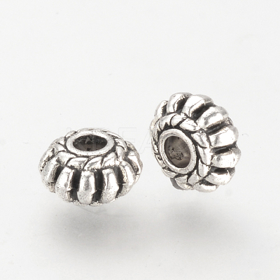 Tibetan Style Alloy Beads X-TIBE-Q070-121AS-NR-1