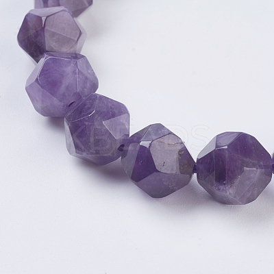 Natural Amethyst Beads Strands X-G-G100-10mm-1-1