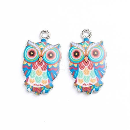 Alloy Enamel Pendants ENAM-TAC0001-29C-1