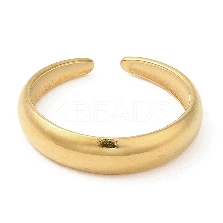 304 Stainless Steel Open Cuff Rings RJEW-K245-78G-1