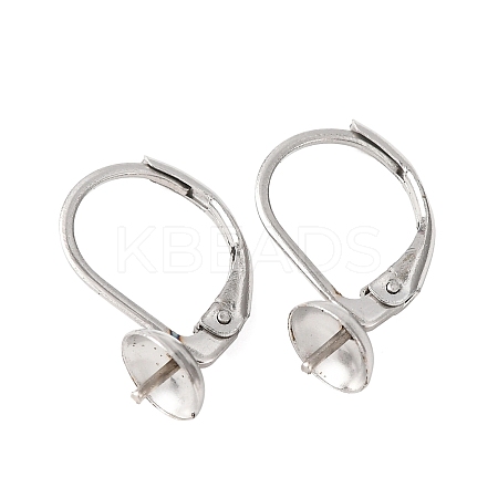304 Stainless Steel Leverback Earring Findings STAS-G385-04P-1