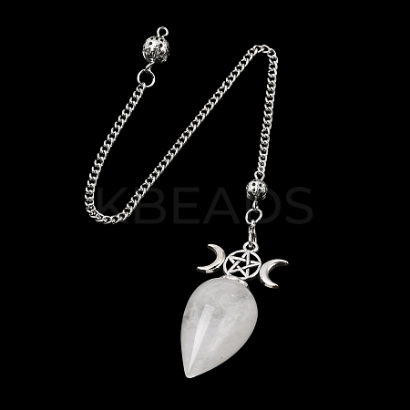 Natural Quartz Crystal Dowsing Pendulum Pendants GG-CBA6D08-A01-1