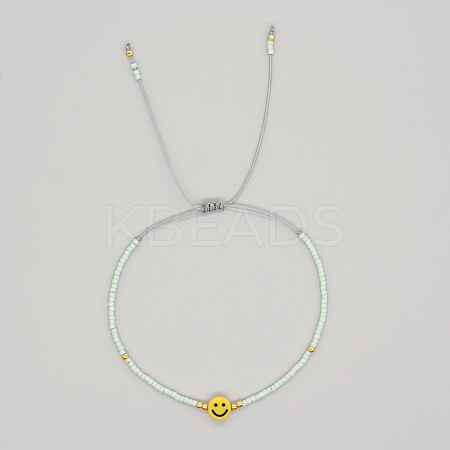 Bohemian Glass Seed Beads Braided Bead Bracelets JT0778-6-1