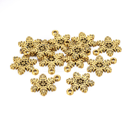 Tibetan Style Alloy Pendants LS-TIBEP-EA115YKG-AG-FF-1