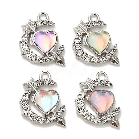 Platinum Alloy Glass Pendants FIND-Z068-03P-1