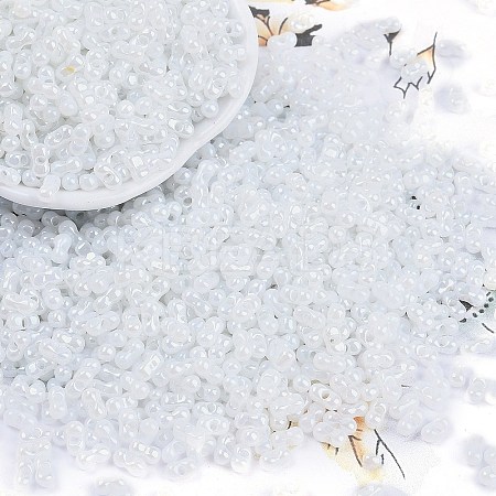 Opaque Colours Luster Glass Seed Beads X1-SEED-K010-04D-1