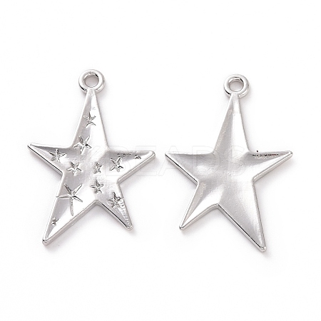 Rack Plating Alloy Pendants FIND-I037-30S-1