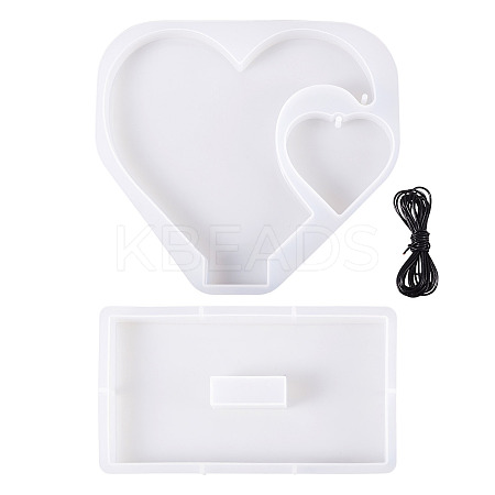 1 Set Heart Photo Frame Silicone Molds DIY-TA0014-77-1