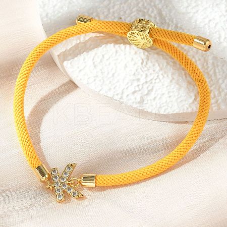 Adjustable Nylon Cord Bracelets BJEW-C096-01G-11-1