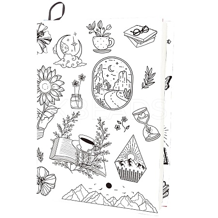 Polyester Book Covers OFST-WH0009-029-1