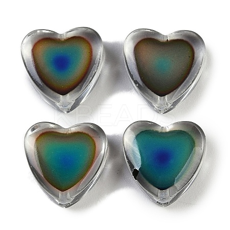 Two Tone Glass Mood Beads GLAA-Z007-10A-1