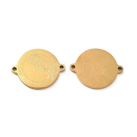 Ion Plating(IP) 304 Stainless Steel Connector Charms STAS-C074-11G-09-1