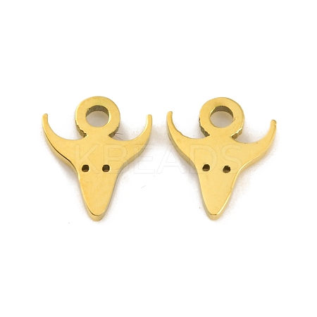 Ion Plating(IP) 304 Stainless Steel Charms STAS-D051-53G-1