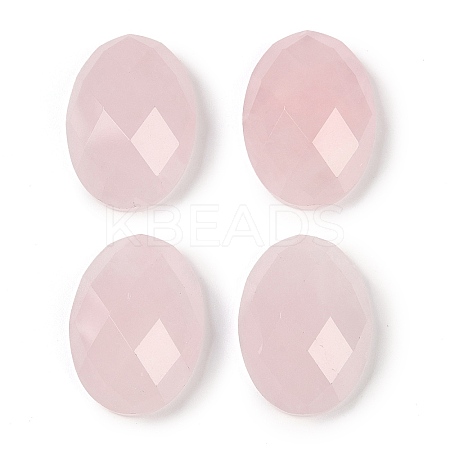 Natural Rose Quartz Cabochons G-G760-A13-1