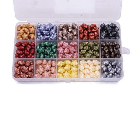 15 Grids 15 Colors Wax Granule Set PW-WG60285-15-1