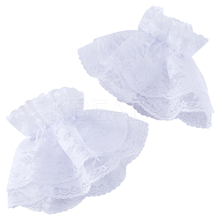 2 Pairs Cute Orangaz Oversleeves AJEW-GF0008-38A-1