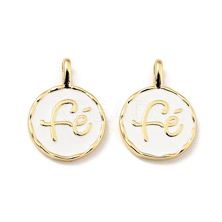 Brass Enamel Charms X-KK-G416-57G-01-1