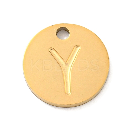 Ion Plating(IP) 304 Stainless Steel Pendants FIND-M017-02G-Y-1