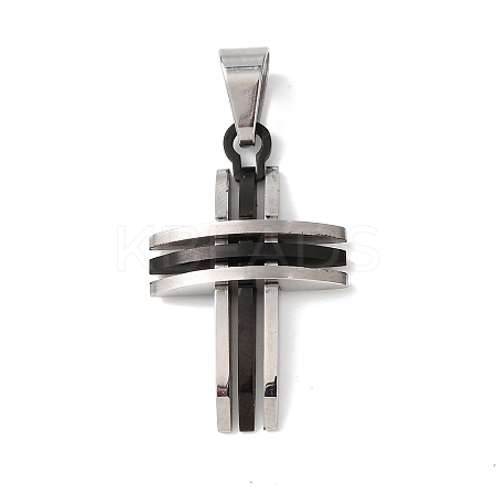 304 Stainless Steel Pendants STAS-H330-17BP-1