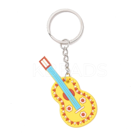 Cartoon PVC Plastic Keychain LS-KEYC-F035-01F-1