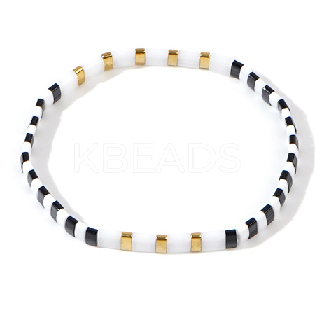 Bohemian Style Glass Seed Beaded Stretch Bracelets for Women Men ZJ1483-9-1