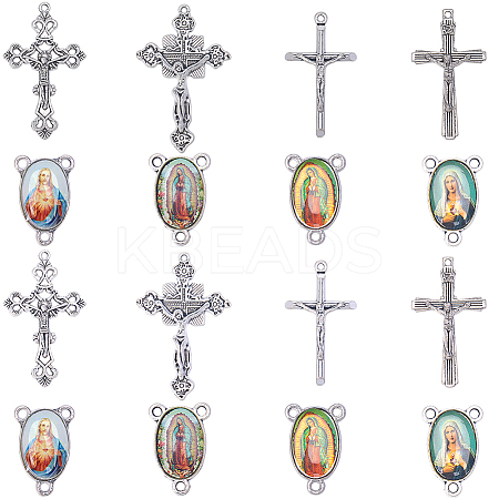 DIY Rosary Bead Style Jewelry Making Findings Kit DIY-SC0024-09-1