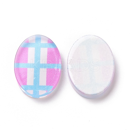 Transparent Acrylic Cabochons LS-TACR-G041-02B-1