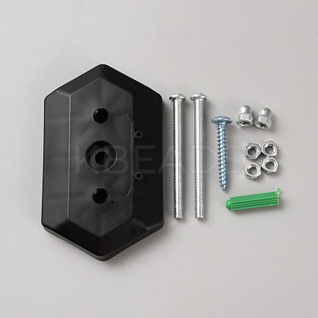 Hexagon ABS Plastic Wall Mounted Skateboarding Displays Stands ODIS-WH0025-191-1
