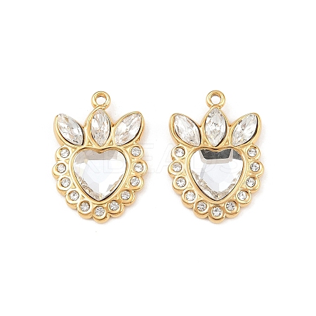 304 Stainless Steel Pendants STAS-C158-03G-01-1
