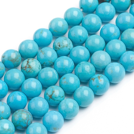 Natural Magnesite Beads Strands G-E559-01C-1