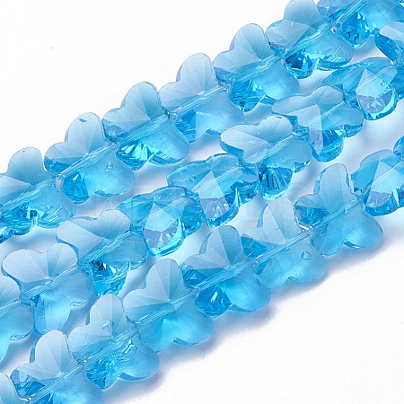 Transparent Glass Beads GLAA-Q066-10mm-B11-1