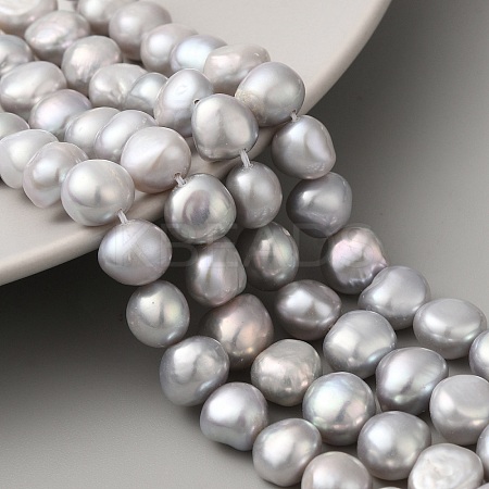 Dyed Natural Cultured Freshwater Pearl Beads Strands PEAR-A006-10G-1
