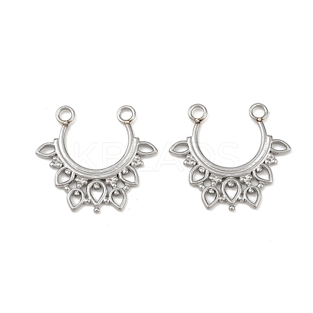 304 Stainless Steel Pendants STAS-A129-13D-P-1