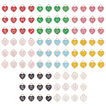 Alloy Enamel Charms ENAM-PH0002-90-1