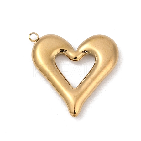 304 Stainless Steel Pendants STAS-S175-43G-G-1