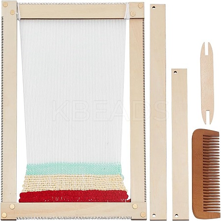 Wooden Handheld Knitting Loom TOOL-FG0001-33-1