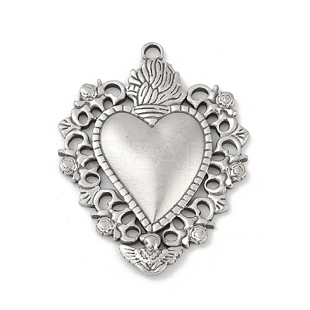 304 Stainless Steel Pendants LS-STAS-D366-05C-P-1