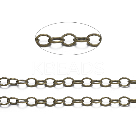 Brass Cable Chains CHC024Y-AB-1